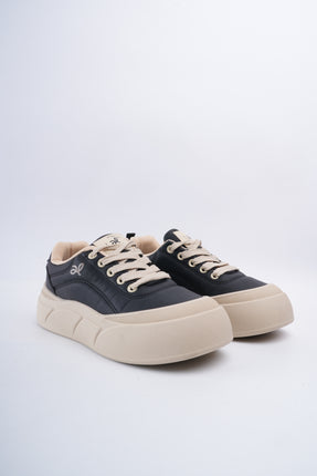 Tenis negros punta redonda