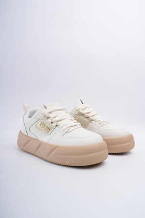 Tenis blancos x dorado
