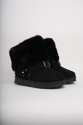 Botas ugg negras cuello peluche