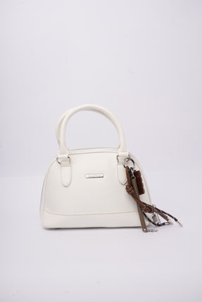 Bolso mediano blanco x accesorio