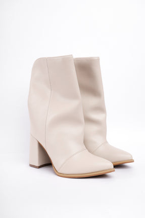 Botines hueso punta fina