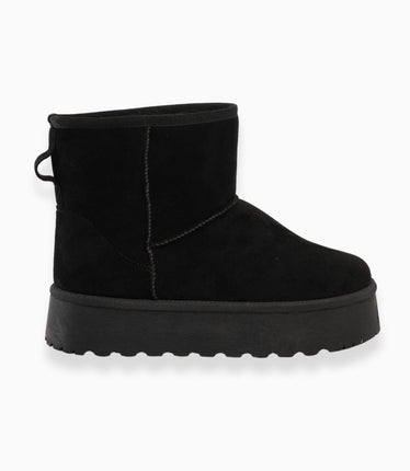 Botas ugg de peluche negras