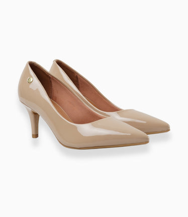 tacón Beige con Punta Fina