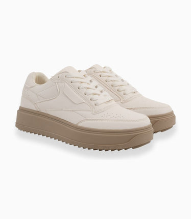 TENIS BEIGE Versátiles
