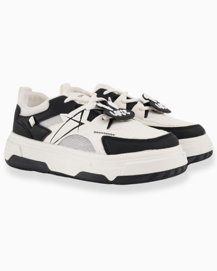 Tenis Blanco x Negro con Hebilla LOVE