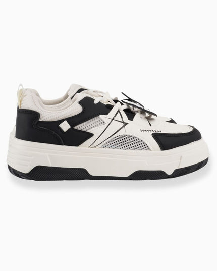 Tenis Blanco x Negro con Hebilla LOVE