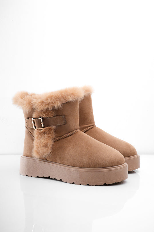 BOTAS UGG TAUPE PELUCHE