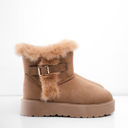 BOTAS UGG TAUPE PELUCHE
