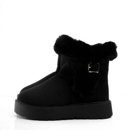 BOTAS UGG NEGRO PELUCHE