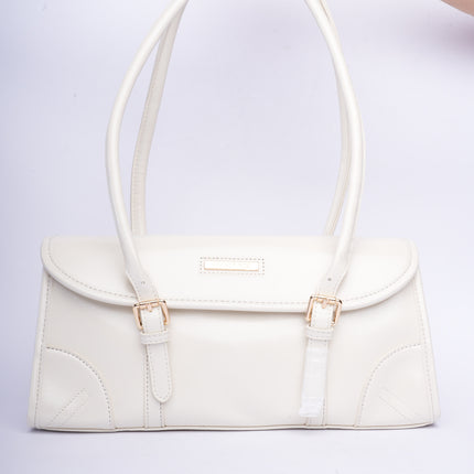 Bolso brillante blanco trendy