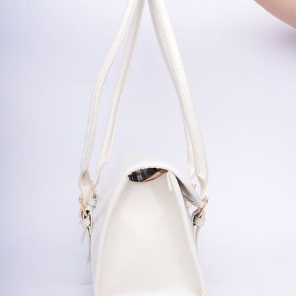 Bolso brillante blanco trendy