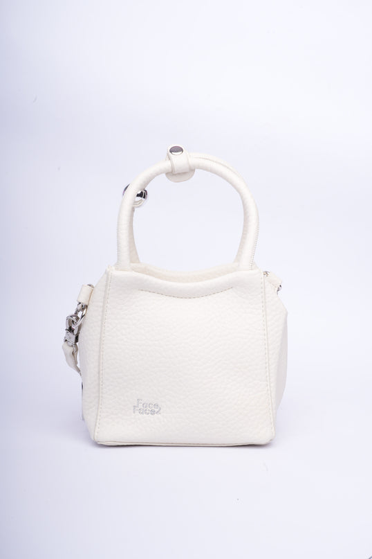 Bolso minimalista blanco