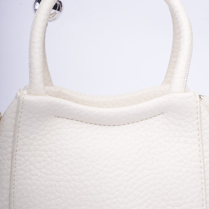 Bolso minimalista blanco