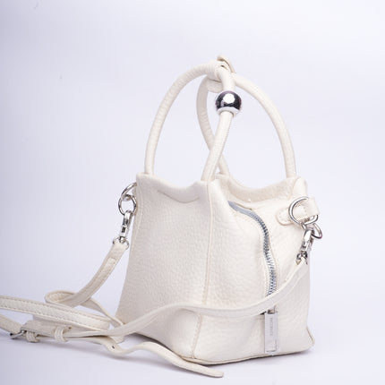 Bolso minimalista blanco