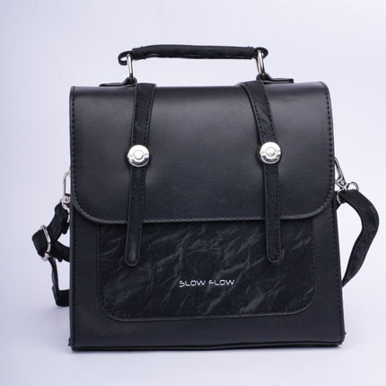 Bolso tipo morral negro pequeño