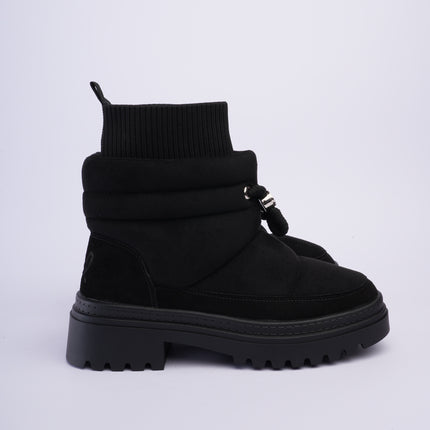 Botas tipo invierno de peluche negras