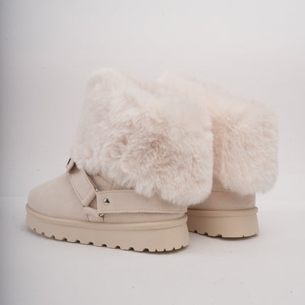 Botas ugg arena cuello peluche