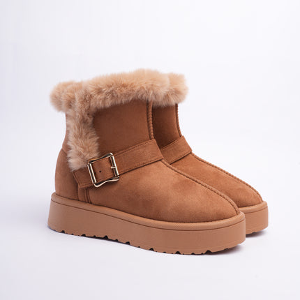 Botas ugg miel con hebilla