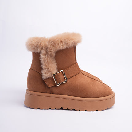 Botas ugg miel con hebilla
