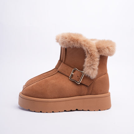 Botas ugg miel con hebilla