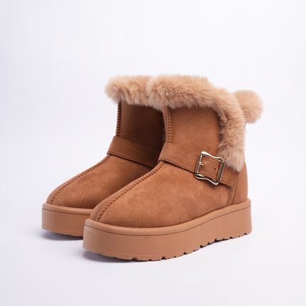 Botas ugg miel con hebilla