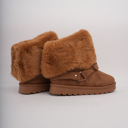 Botas ugg miel cuello peluche