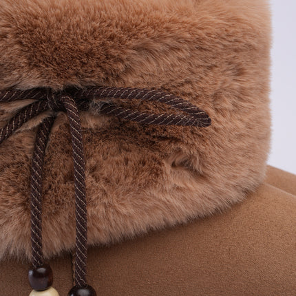 Botas ugg taupe con capa de peluche