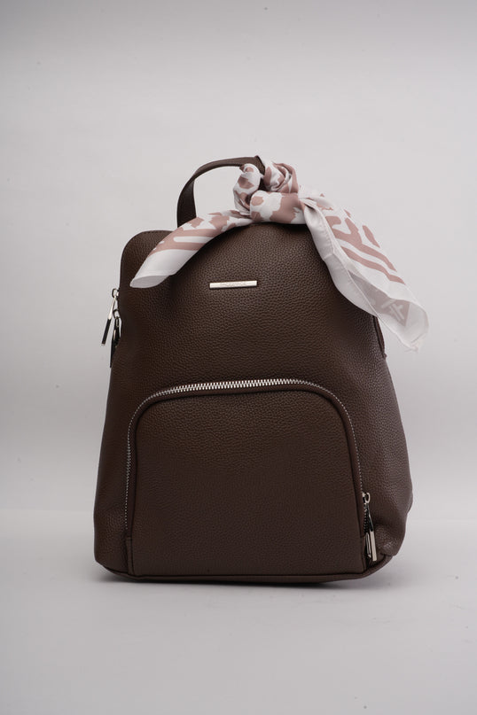 Morral café grande x pañoleta