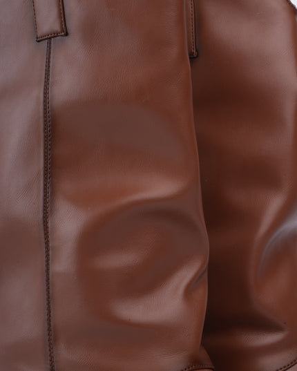 Texana café larga lisa