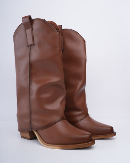 Texana café larga lisa