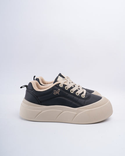 Tenis negros punta redonda