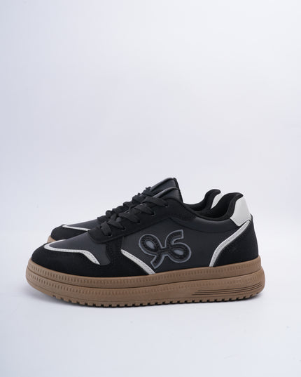 Tenis negros x gamuza