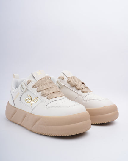 Tenis blancos x detalle logo