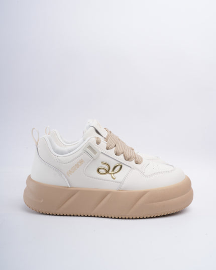 Tenis blancos x detalle logo