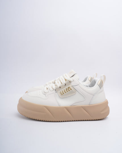 Tenis blancos x dorado