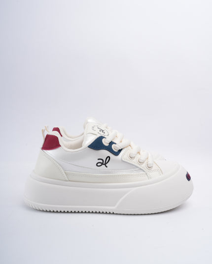 Tenis crema x azul