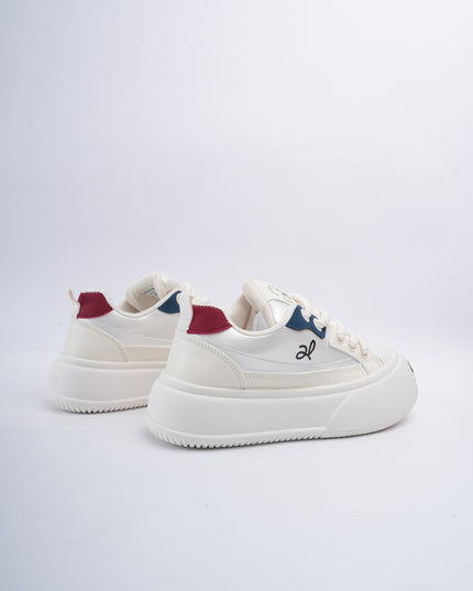 Tenis crema x azul