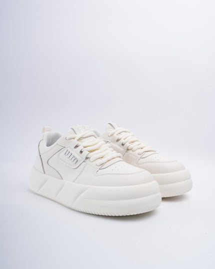Tenis blancos x plateado