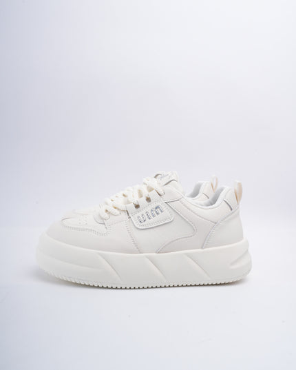 Tenis blancos x plateado