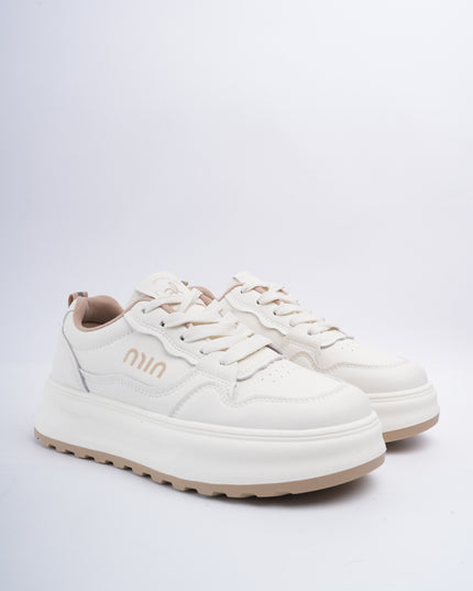 Tenis blancos x beige clásicos