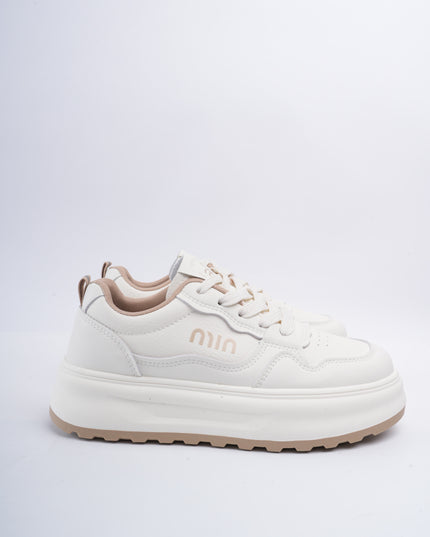 Tenis blancos x beige clásicos
