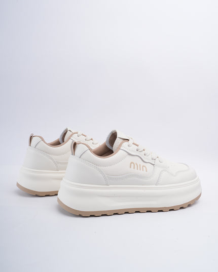 Tenis blancos x beige clásicos