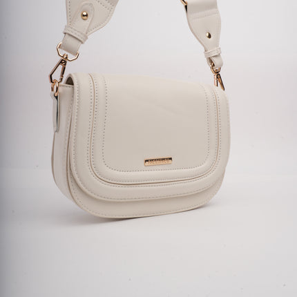 Bolso blanco con correa ajustable