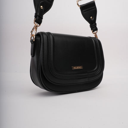 Bolso negro con correa ajustable