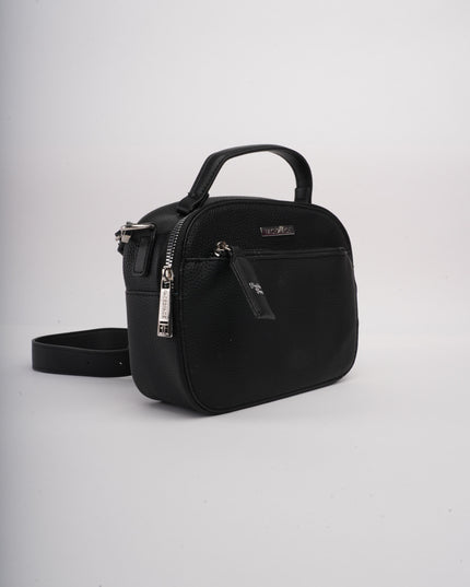 Bolso negro mediano sencillo