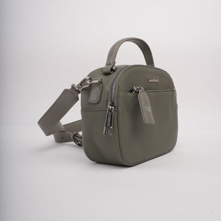 Bolso verde mediano sencillo