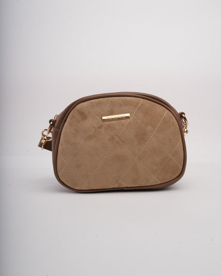 Bolso kaki acolchado x grabado