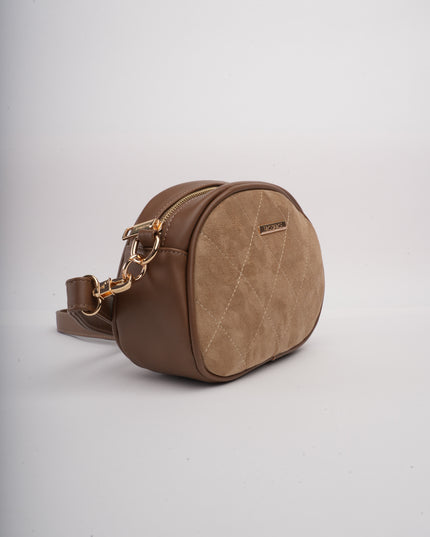 Bolso kaki acolchado x grabado