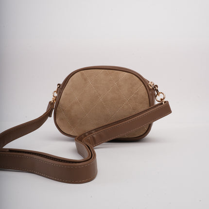 Bolso kaki acolchado x grabado