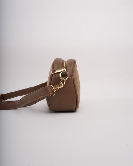 Bolso kaki acolchado x grabado